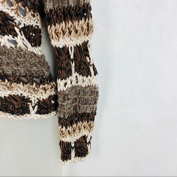 Oui Moments Crochet knitted Button Front Cardigan - Picture 4 of 8